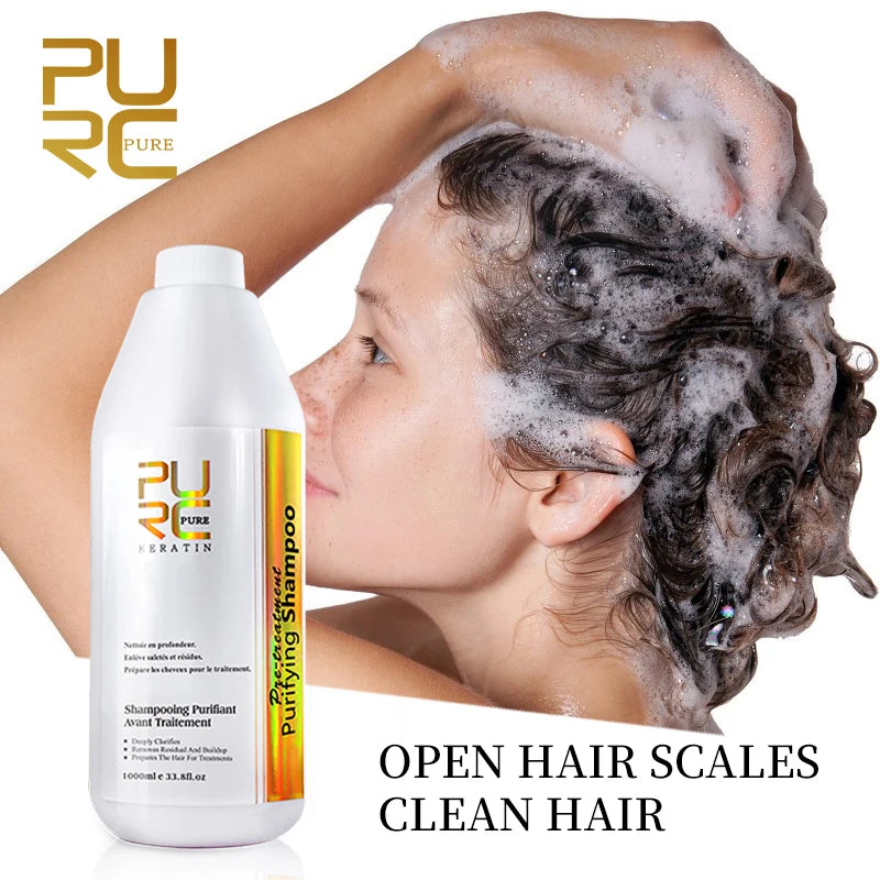 PURC Hair Purifying Shampoo Conditioner Keratin Straightening Cleaning