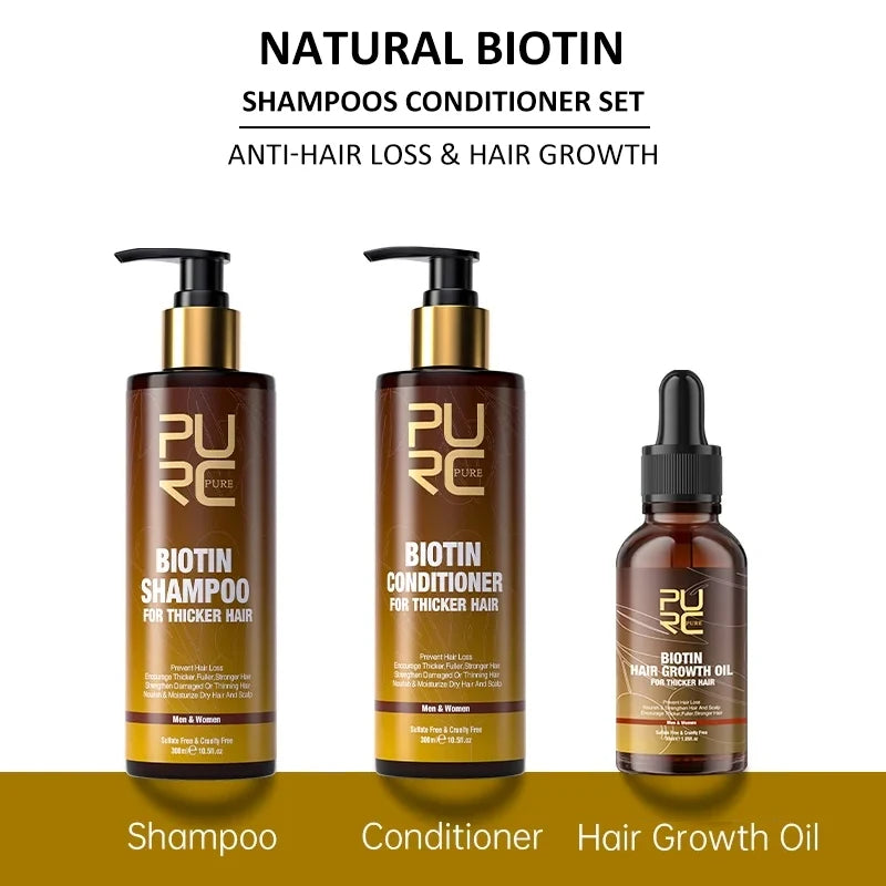 PURC Biotin Hair Care Set