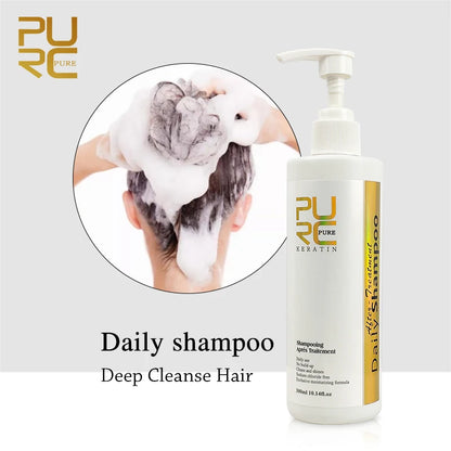 PURC Hair Purifying Shampoo Conditioner Keratin Straightening Cleaning