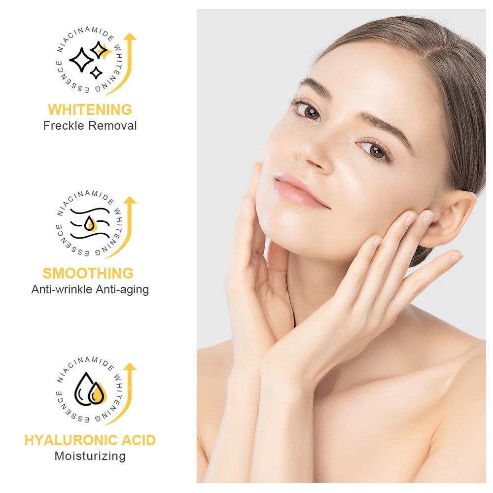 Niacinamide Serum Hyaluronic Acid for Face 24K Gold